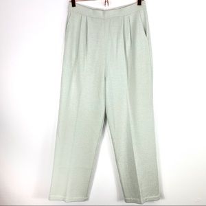ST John Collection Santana Knit Pants Wool Mint